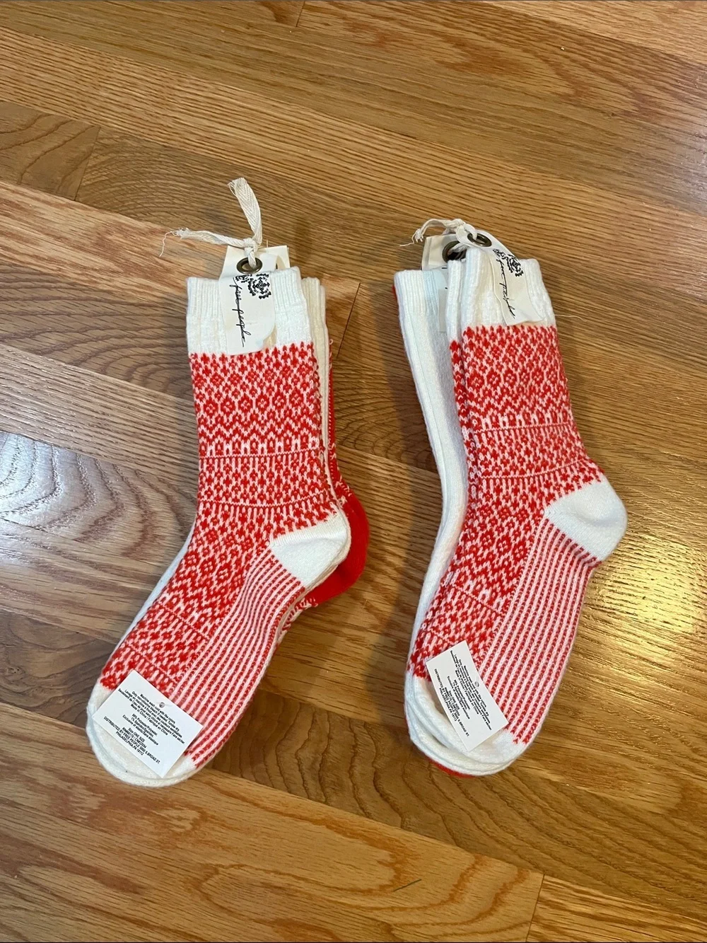 Free People Nordic Knit Sock Bundle OS NWT 2 Sets of 3